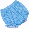 Denim Dot Daisies Diaper Set, Blue