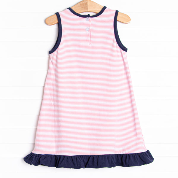 Big League Applique Dress, Pink