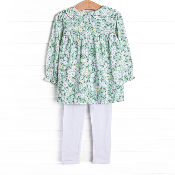 By the Garden Legging Set, Green