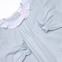 Bethany Basic Pocket Dress, Blue