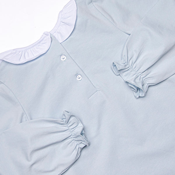 Bethany Basic Pocket Dress, Blue