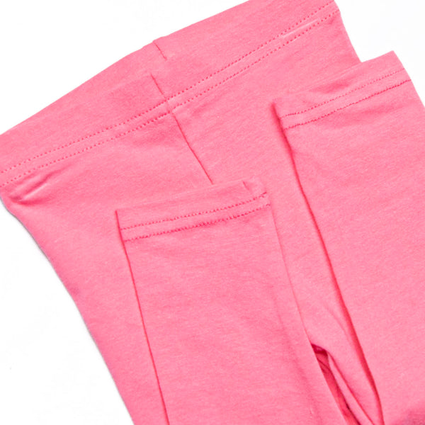 Amelia Flutter Sleeve Legging Set, Pink and Blue Stripe