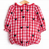 Oh Toodles Embroidered Girl Bubble, Red Check