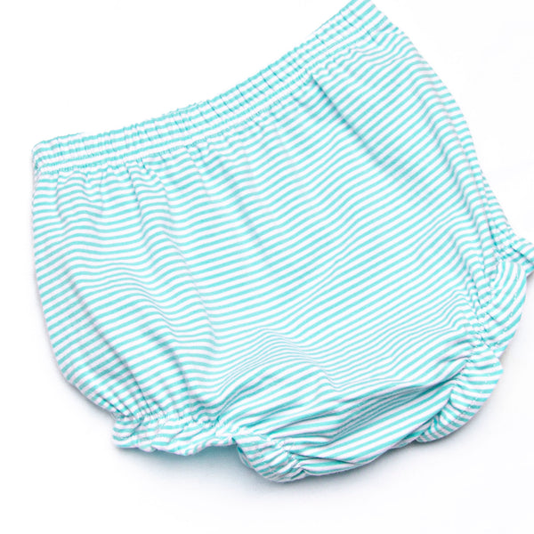 Spill the Tea Applique Diaper Set, Pink