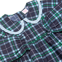 Campbell Long Sleeve Legging Set, Navy Plaid