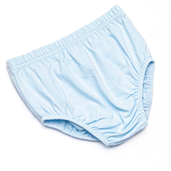 Noah Diaper Set, Light Blue and Brown Stripe