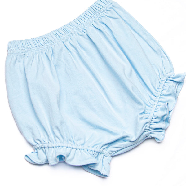 Fairytale Farm Scalloped Collar Diaper Set, Blue