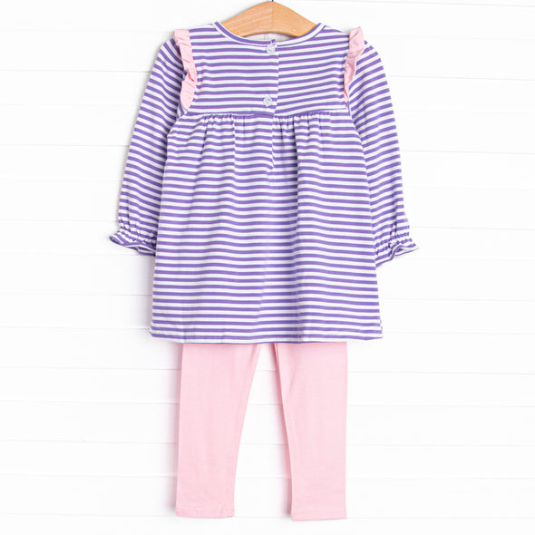 Bonnie Legging Set, Purple Stripe