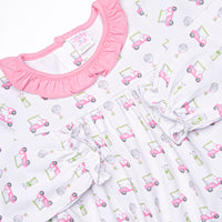 Tee Time Ruffle Legging Set, Pink