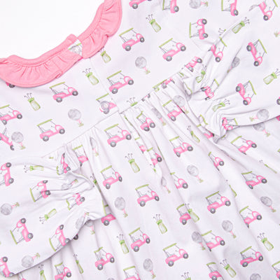 Tee Time Ruffle Legging Set, Pink