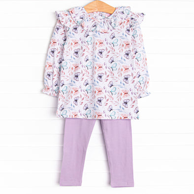Whispering Wings Legging Set, Purple