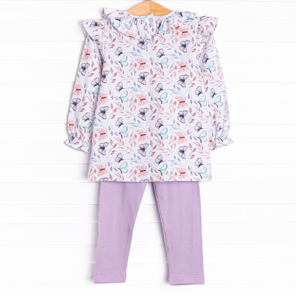 Whispering Wings Legging Set, Purple