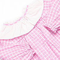 Winslet Windowpane Legging Set, Pink