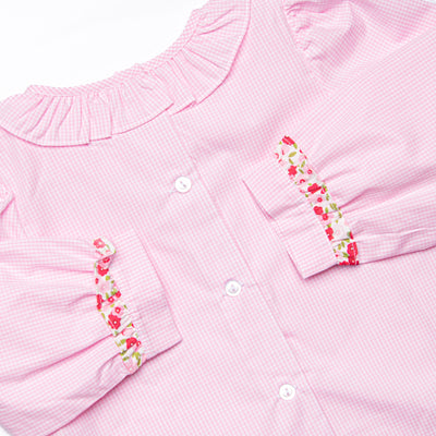 Going Steady Applique Legging Set, Pink