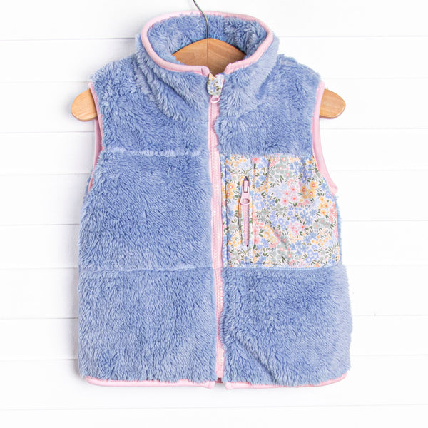 Farrah Floral Vest, Blue – Stitchy Fish