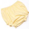 Blushing Beauty Smocked Diaper Set, Yellow