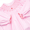One and Only Smocked Bishop Dress, Pink Gingham