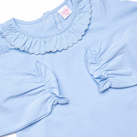 Rose of Bows Skirt Set, Blue