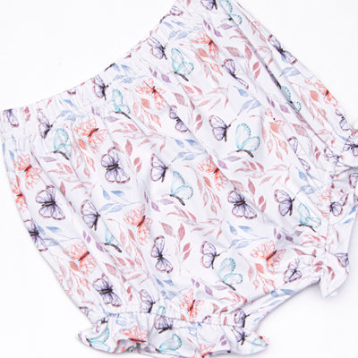 Whispering Wings Diaper Set, Purple