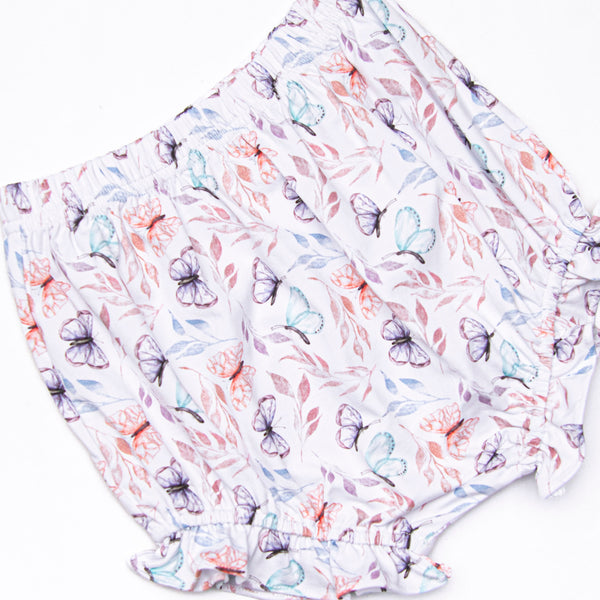 Whispering Wings Diaper Set, Purple