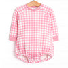 Charlee Check Sweatshirt Bubble, Pink