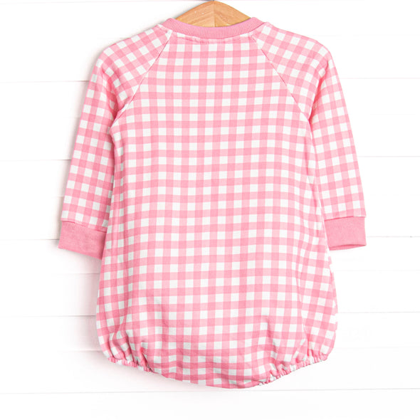 Charlee Check Sweatshirt Bubble, Pink