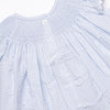 Daisies Go By Smocked Bubble, Blue