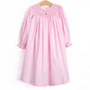 One and Only Smocked Bishop Dress, Pink Gingham