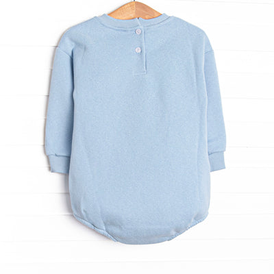 Migrating Mallard Applique Bubble, Light Blue