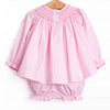 One and Only Smocked Bloomer Set, Pink Gingham