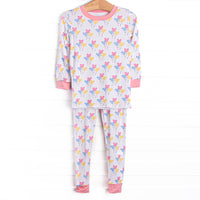 Mouse in the House Bamboo Pajama Set, Pink