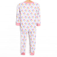 Mouse in the House Bamboo Pajama Set, Pink