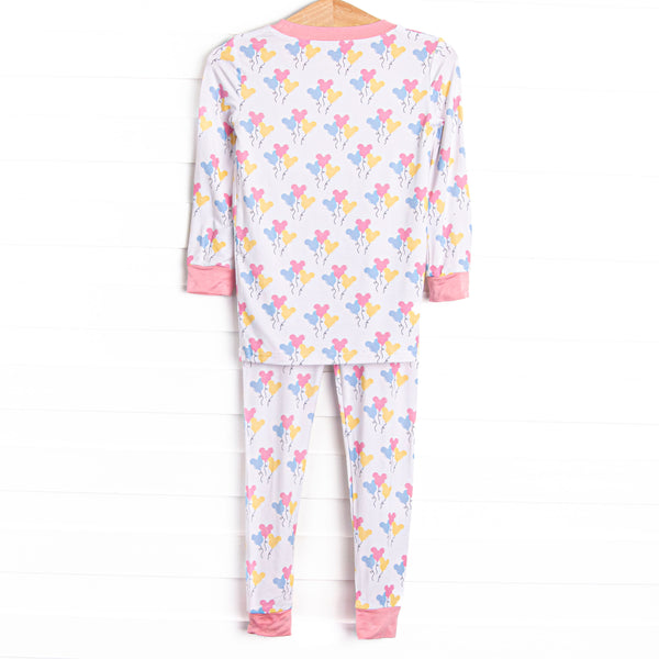 Mouse in the House Bamboo Pajama Set, Pink