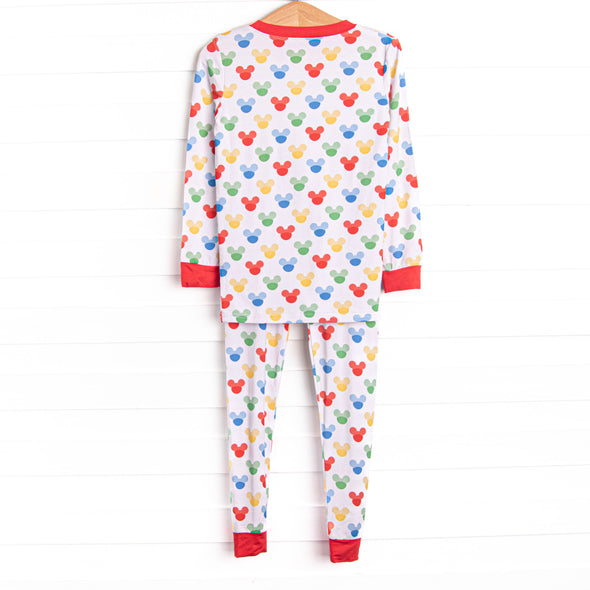 Magic Dreamland Bamboo Pajama Set, Red