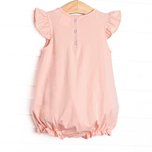 Once Upon a Pumpkin Applique Bubble, Pink