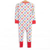 Magic Dreamland Bamboo Zippy Pajama, Red