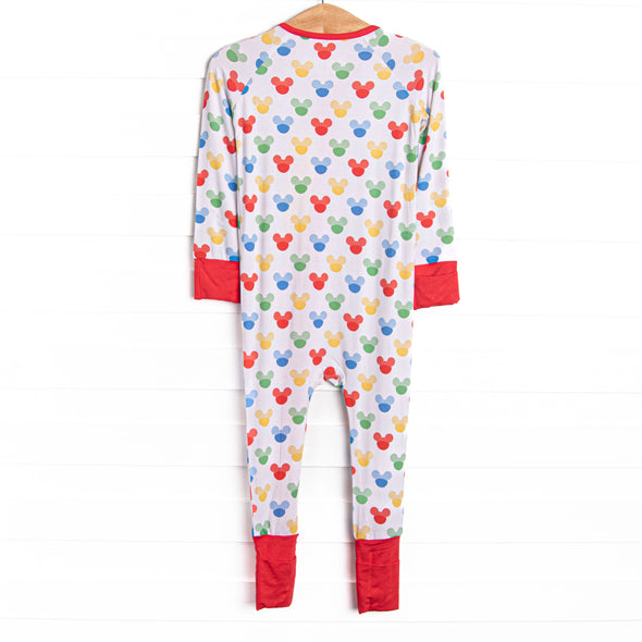 Magic Dreamland Bamboo Zippy Pajama, Red