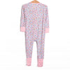 Sunset Florals Bamboo Zippy Pajama, Pink