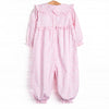 Blushing Bouquet Smocked Romper, Pink