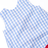 Tried and True Blue Short Set, Blue Check