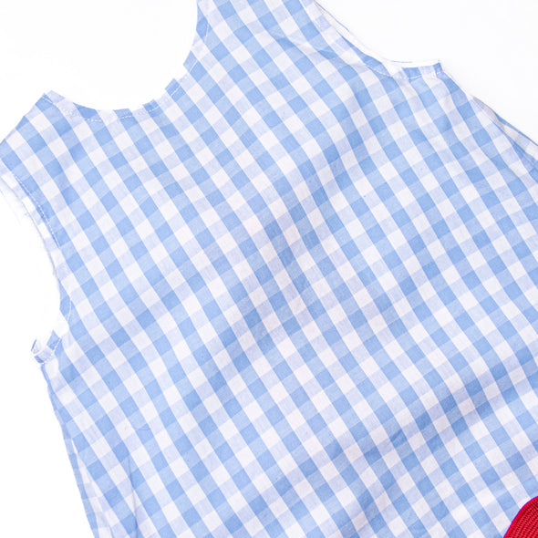 Tried and True Blue Short Set, Blue Check