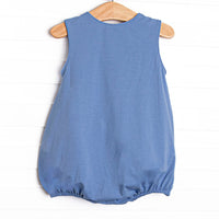 Main Street Mallard Applique Bubble, Blue