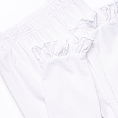 Blushing Bouquet Smocked Ruffle Legging Set, Pink