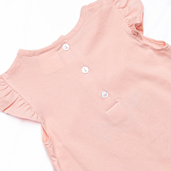 Once Upon a Pumpkin Applique Bubble, Pink