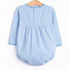 Fall Time Flyer Applique Bubble, Blue
