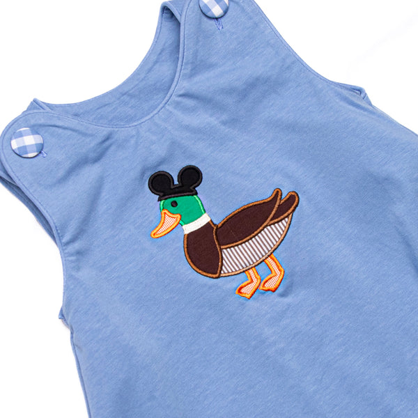 Main Street Mallard Applique Bubble, Blue