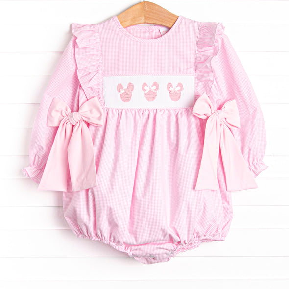 Palace Pastels Smocked Side Tie Bubble, Pink