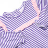 Bonnie Diaper Set, Purple Stripe
