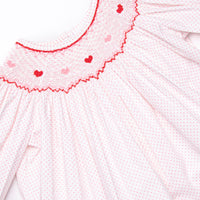 Galentine's Day Smocked Legging Set, Pink