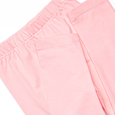 Galentine's Day Smocked Legging Set, Pink